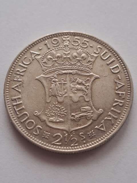Suid Afrika 2.1/2 Elżbieta II 1955 r
