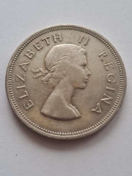 Suid Afrika 2.1/2 Elżbieta II 1955 r