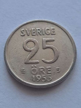 Szwecja 25 Ore 1955 r