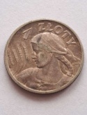 1 zł Żniwiarka 1925 r