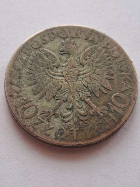 10 zł Głowa Kobiety 1933 r