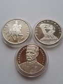 100 tyś Mały Tryptyk 1990 r zestaw 3 szt