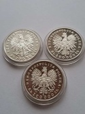 100 tyś Mały Tryptyk 1990 r zestaw 3 szt