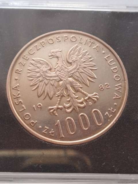1000 zł Jan Paweł II 1982 r