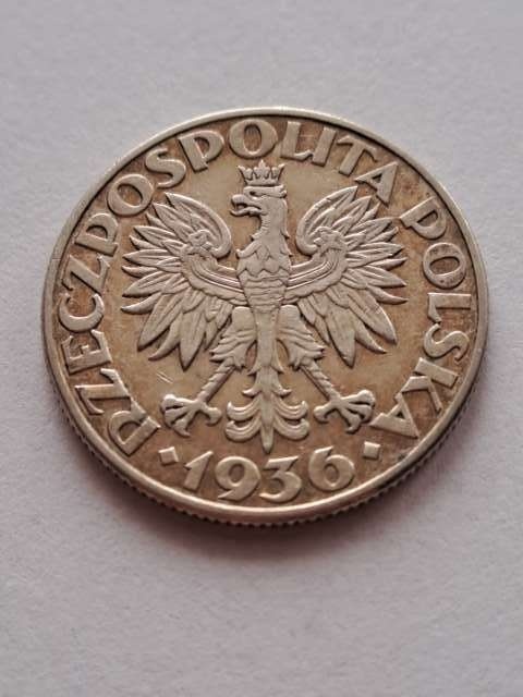2 zł Żaglowiec 1936 r