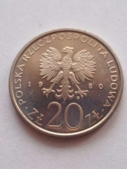 20 zł Igrzyska XXll Olimpiady 1980 r