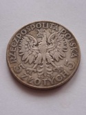 5 zł Głowa Kobiety 1933 r