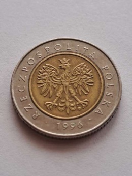 5 złotych 1996 r
