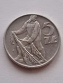 5 złotych Rybak 1960 r