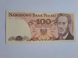 Banknot 100 zł Ludwik Waryński 1986 r seria NZ