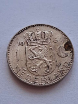 Holandia 1 Gulden Juliana 1964 r
