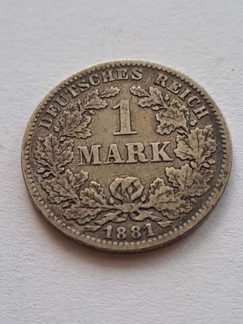 Niemcy 1 Marka Wilhelm I 1881 r E