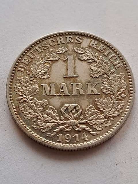Niemcy 1 Marka Wilhelm II 1914 r J