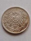 Niemcy 1/2 Marki Wilhelm II 1914 r A