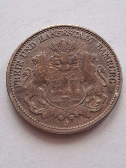 Niemcy 2 Marki Hamburg 1904 r