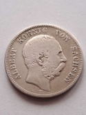 Niemcy 2 Marki Saksonia 1876 r