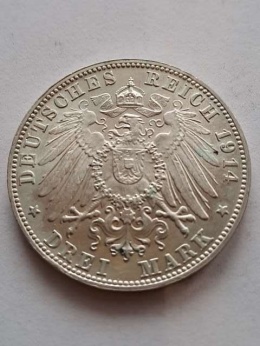 Niemcy 3 Marki Bayern 1914 r