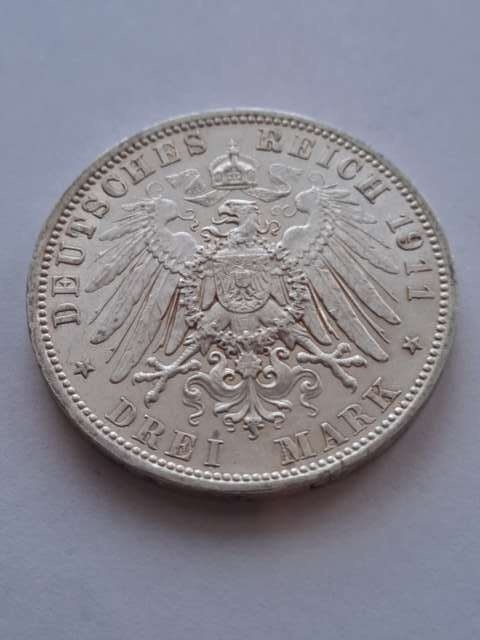 Niemcy 3 Marki Bayern 1911 r