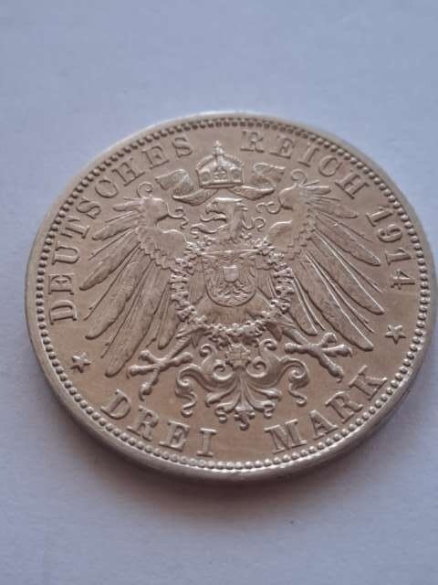 Niemcy 3 Marki Bayern 1914 r