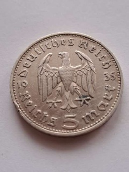 Niemcy 5 Marek Hindenburg 1935 r D