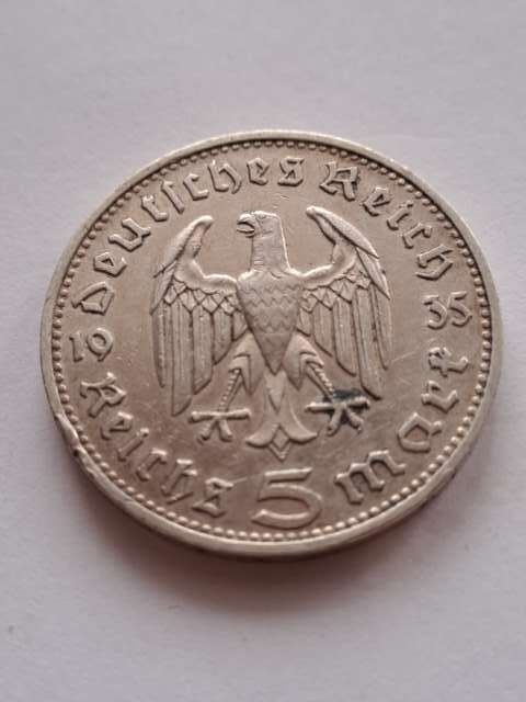 Niemcy 5 Marek Hindenburg 1935 r D