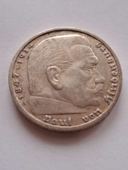 Niemcy 5 Marek Hindenburg 1935 r A