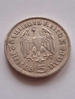 Niemcy 5 Marek Hindenburg 1935 r A