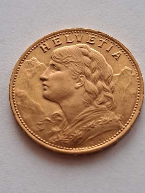 Szwajcaria 20 Franków 1935 r LB