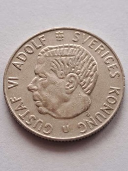Szwecja 1 Korona Gustaf VI 1963 r