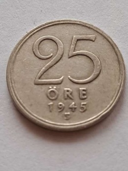 Szwecja 25 Ore 1945 r