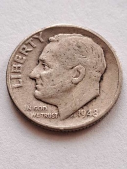 USA 1 dime 1948 r