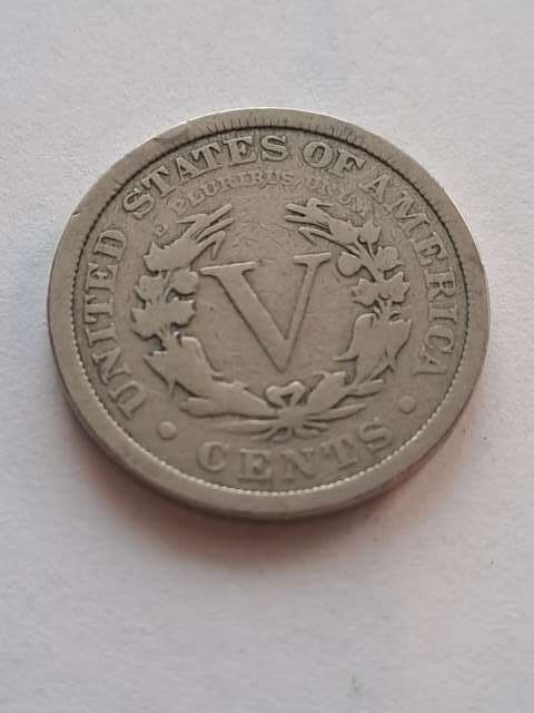 USA 5 Centów Liberty 1907 r