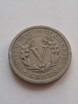 USA 5 Centów Liberty 1906 r