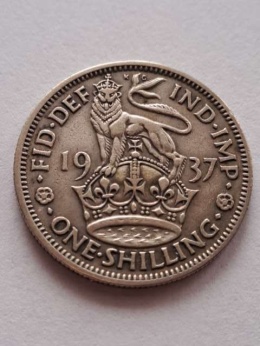 Wielka Brytania 1 Szyling Jerzy VI 1937 r