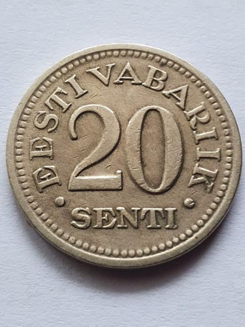 Estonia 20 Senti 1935 rok