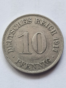 Niemcy 10 Pfennig 1911 r D