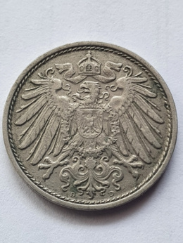 Niemcy 10 Pfennig 1911 r D