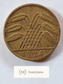 Niemcy 10 Pfennig 1924 r Litera G