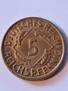 Niemcy 5 Pfenning 1925 D