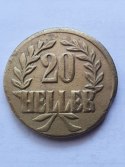 Niemiecka Afryka 20 Haller 1916 r