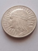 10 zł Głowa Kobiety 1932 r bez znaku