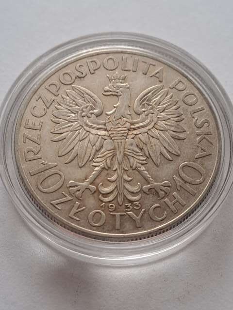 10 zł Głowa Kobiety 1933 r