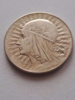 5 zł Głowa Kobiety 1933 r