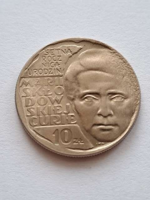 10 zł Maria Skłodowska-Curie 1967 r