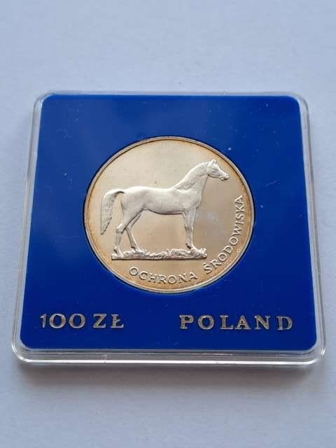100 zł Ochrona Środowiska Koń 1981 r