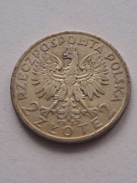 2 zł Głowa Kobiety 1933 r