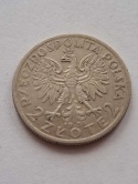 2 zł Głowa Kobiety 1934 r