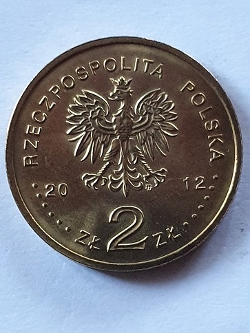 2 zł Niszczyciel Piorun 2012 r