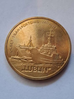 2 zł Okręt Transportowo Minowy Lublin 2013 r