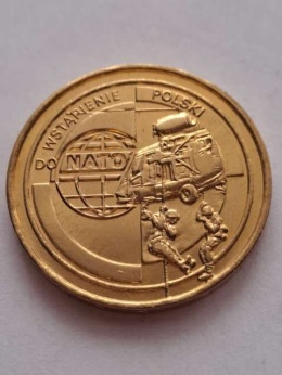 2 zł Wstąpienie Polski Do Nato 1999 r